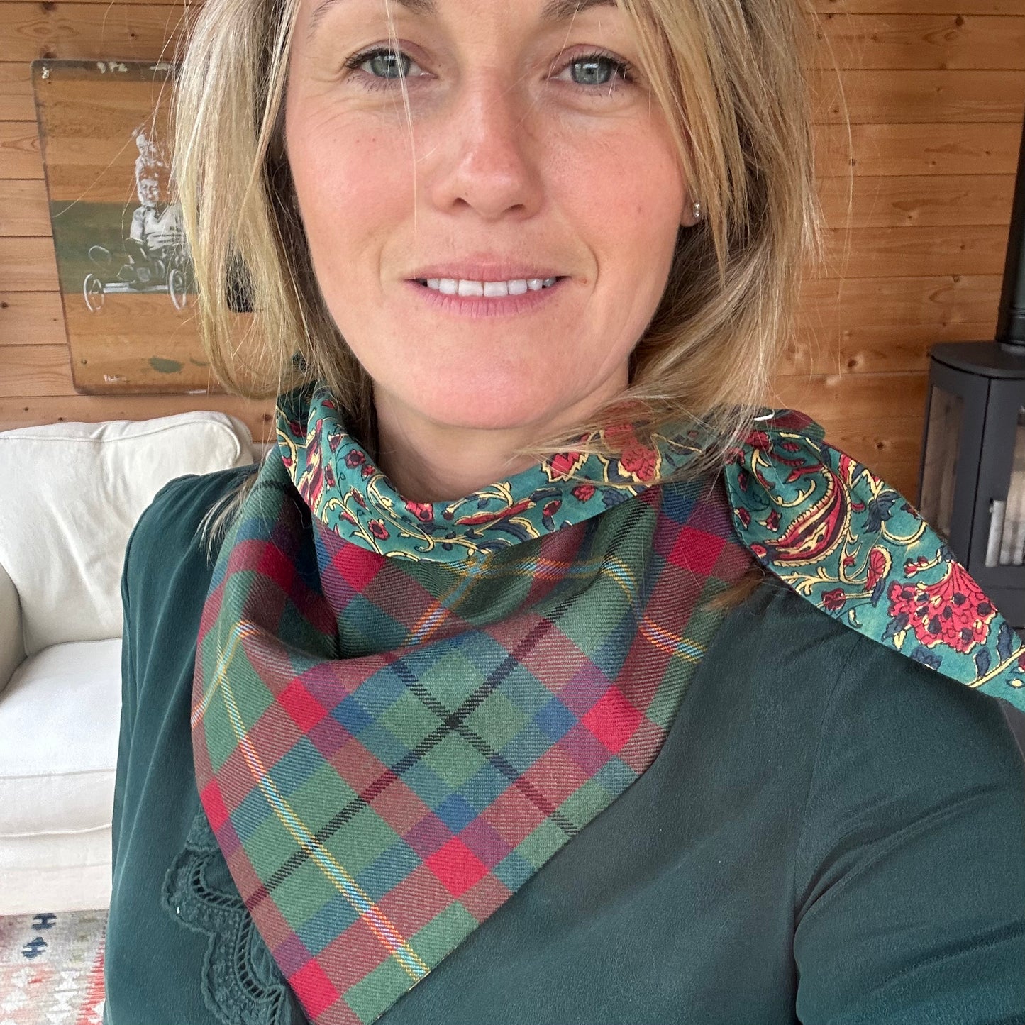 Co Mayo Tartan Scout Scarf