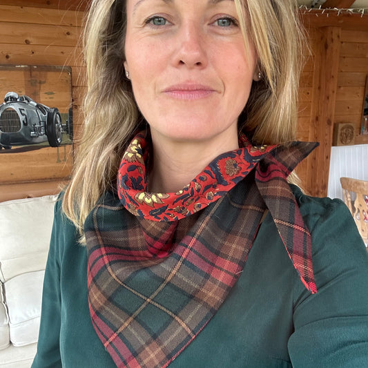 Co Cavan Tartan Scout Scarf